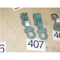 SHEAVE TRAVELING BLOCK (X2) 12 TON
