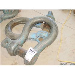 SHACKLES (X2) EXTRA LARGE 50 TON?