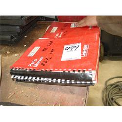 LINK BELT PARTS MANUAL FOR  80 TON CRANE