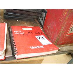 LINK BELT PARTS MANUAL FOR 100 TON CRANE
