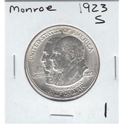 MONROE COMMEMORATIVE SILVER 1923S FLASHY