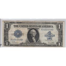 $1 1923 SILVER CERTIFICATE BOLD OVERPRINT