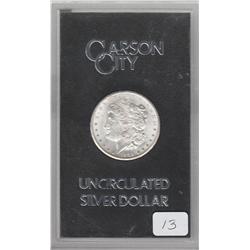 $1 SILVER MORGAN 1884 CC CARSON CITY GSA PROOF LIKE