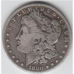 1880 S $1 SILVER MORGAN DOLLAR