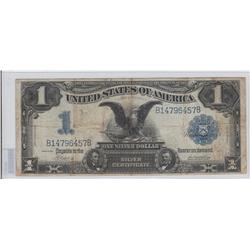 $1 BLACK EAGLE SILVER CERTIFICATE 1899