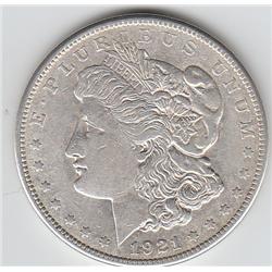 1921 SILVER MORGAN DOLLAR $1