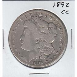 $1 MORGAN 1892 CC CARSON CITY SILVER