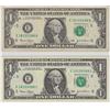 Image 1 : MATCHING SERIAL NUMBER NOTES UNREAL $1