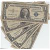 Image 1 : LOT OF 5 $1 SILVER CERTIFICATES 1957