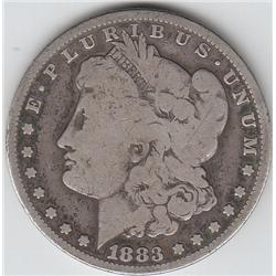 1883 CC MORGAN SILVER DOLLAR $1 CARSON CITY