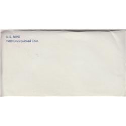 1980 US MINT SET P AND D MARKS