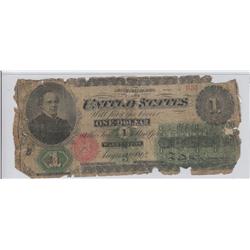 FIRST NOTE $1 1862 LEGAL TENDER SERIAL 351 !!!