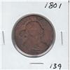 Image 1 : 1801 BUST COPPER CENT