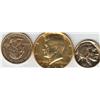 Image 2 : GOLD PLATE COIN LOT 1965 SILVER HALF KENNEDY