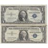 Image 1 : STAR NOTES $1 SILVER CERTIFICATES 1957 1935 ************