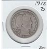 Image 1 : 1912 D BARBER SILVER HALF