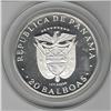 Image 2 : MASSIVE 4.20 OUNCES SILVER PANAMA 20 BALBOAS SILVER PROOF ORIGINAL BOX