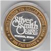 Image 1 : SILVER BULLION .999 FINE CASINO ROUND SILVER SMITH RESORT