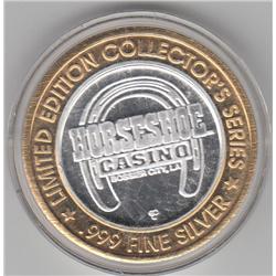 .999 SILVER ROUND CASINO HORSESHOE BULLION