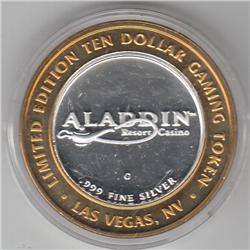 .999 SILVER BULLION ALADDIN CASINO ROUND