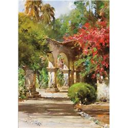 Afsary, Cyrus - Courtyard Mosaic (b. 1940)