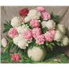 Image 1 : Sharp, Joseph H. - Red and White Peonies in a Chinese Bowl (1859-1953)
