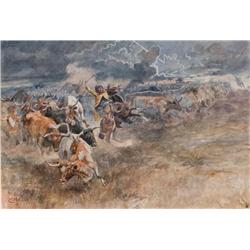 Russell, C. M.  - Turning the Leader (1864-1926)