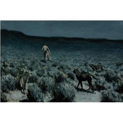 Remington, Frederic - The Wolves Sniffed Along the Trail but Came No Nearer (1861-1909)
