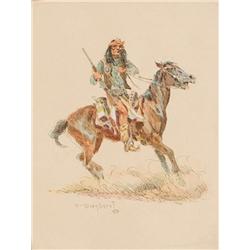 Wieghorst, Olaf - Apache Horseman, 1968-69 (1899-1988)