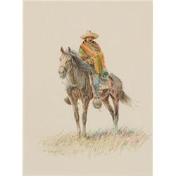Wieghorst, Olaf - Vaquero on Horseback (1899-1988)