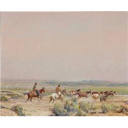 Berninghaus, Oscar  - Valley of the Wild Horses (1874-1952)