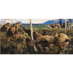Kuhn, Bob - Ambush by 4 Bears (1920-2007)
