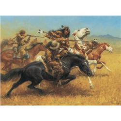 Thomas, Andy - Blackfeet and the Mountain Men (b. 1957)