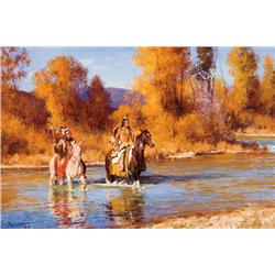 Norton, Jim - Cottonwoods in the Fall (b. 1953)