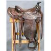 Image 1 : Visalia Western Saddle Co. S.F. tooled saddle De. Walker - Maker