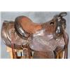 Image 2 : Visalia Western Saddle Co. S.F. tooled saddle De. Walker - Maker