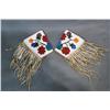 Image 1 : Full beaded cuffs w fringe