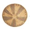 Image 1 : 18" Polychrome Midu basket - outstanding measures 18" d x 8" h ...Provenance: Robert Owen Browne Mus