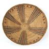 Image 2 : 18" Polychrome Midu basket - outstanding measures 18" d x 8" h ...Provenance: Robert Owen Browne Mus
