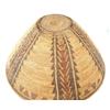 Image 7 : 18" Polychrome Midu basket - outstanding measures 18" d x 8" h ...Provenance: Robert Owen Browne Mus