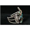 Image 3 : Antique Hopi design silver bracelet Provenance: Robert Owen Browne Museum Collection