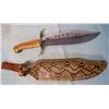 Image 5 : Western Cutlery 9" Fossilized Stag handle Bowie