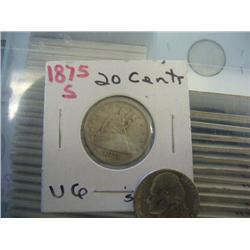 1875s RARE Twenty Cent Piece