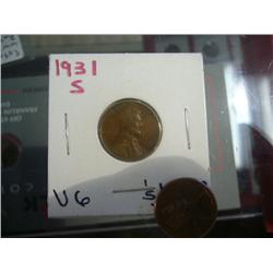 1931s lincoln cent key date and high grade