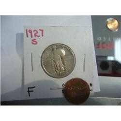 1927s standing liberty quarter key date high grade