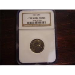 2002s pf 69 ulta cameo nickel
