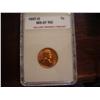 Image 1 : 1957d ms67 graded red cent