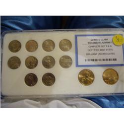 lewis and clark compete p and d bu set certified