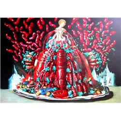 Dali "Les Cannibalismes De L'Automne" 1971 Lithograph with Etching