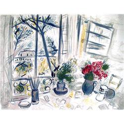 Marc Chagall "Fleur du Parc" Ltd Edition Giclee W/Coa